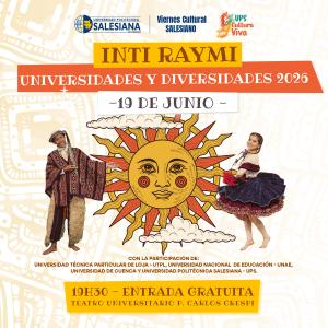 Afiche del evento Inti Raymi de las Universidades y Diversidades 2026